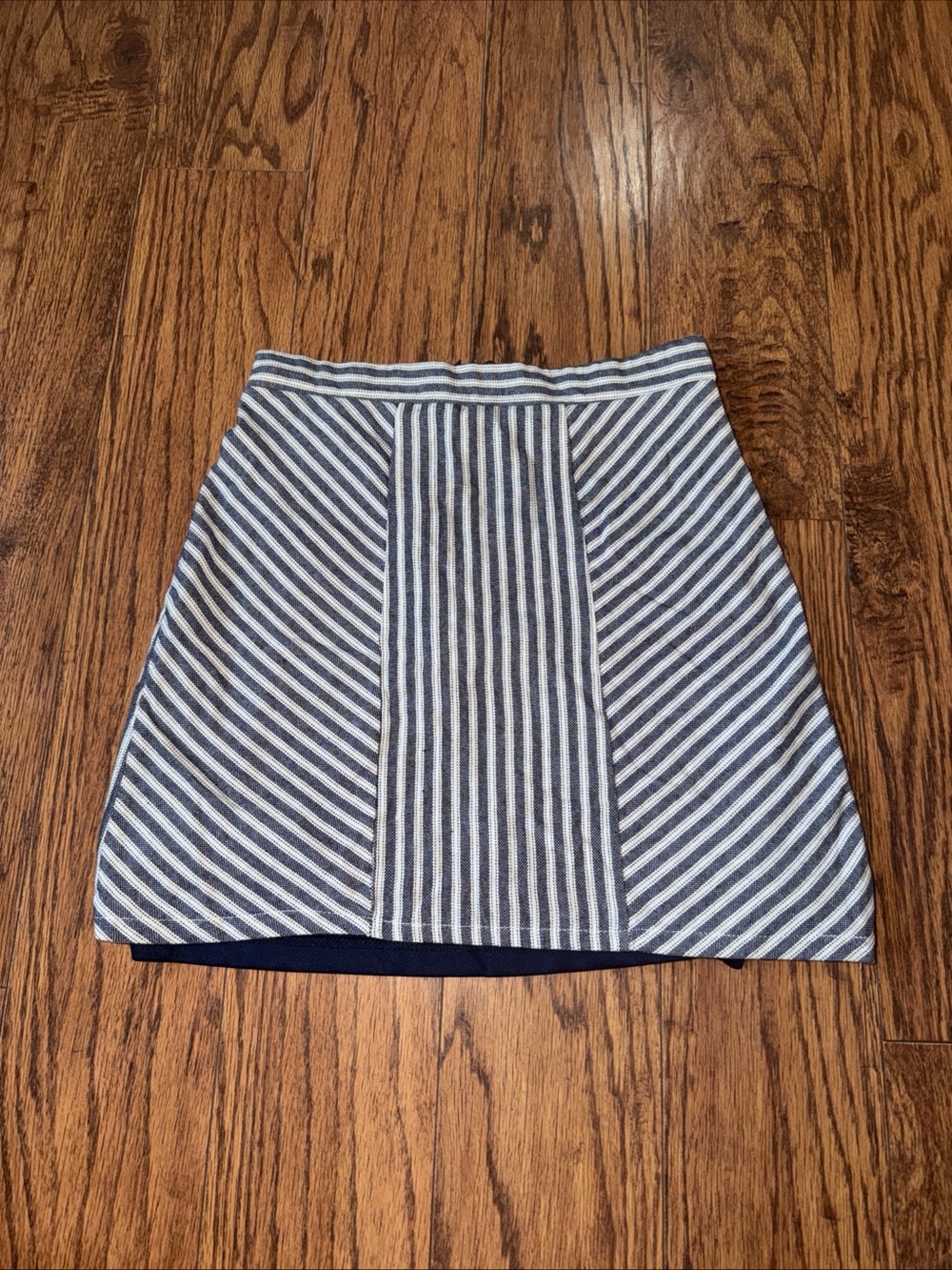 Vintage Abound Women’s Skirt Size Small USA Made Cotton 90s Y2K Stripped Mini